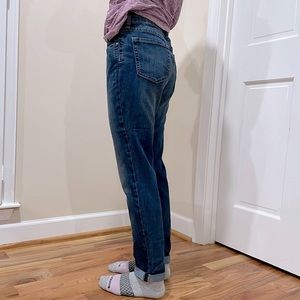 GAP Boyfriend Fit Blue Jeans (size 2)
